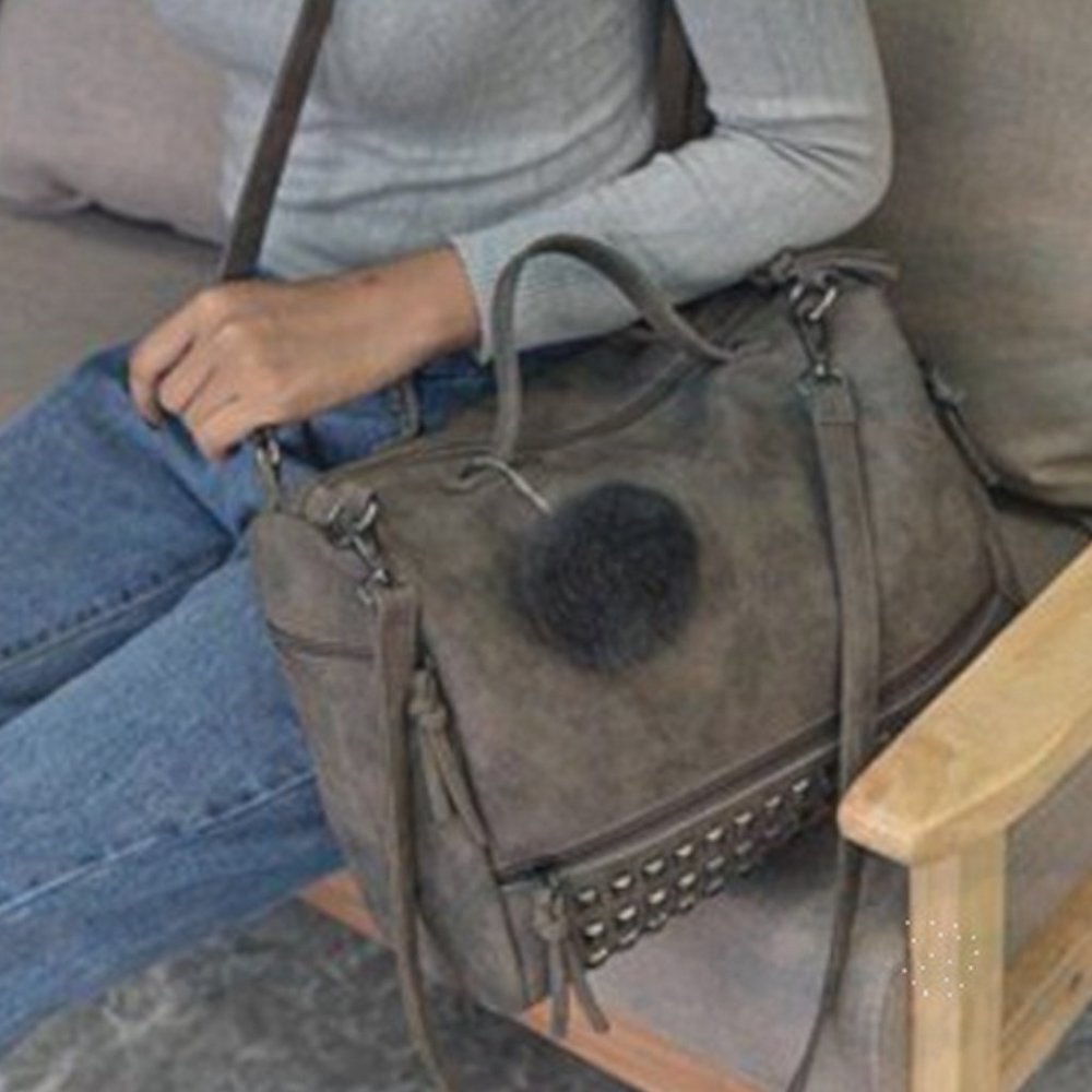 New Handbags Top Punk Casual Shoulder Bags Hobo Grey 234